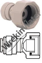 CI320814S Tap Adaptor 1/4in Tube x 1/2in BSP  